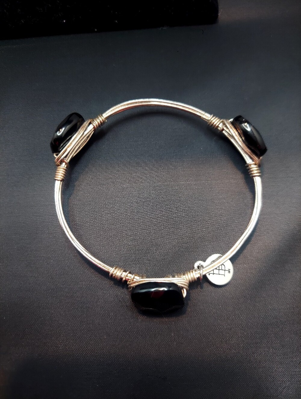 Burbon and Bowties wire bangle